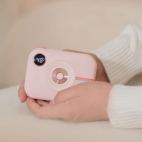 SOLOVE camera cute hand warmer power bank N7 Pink